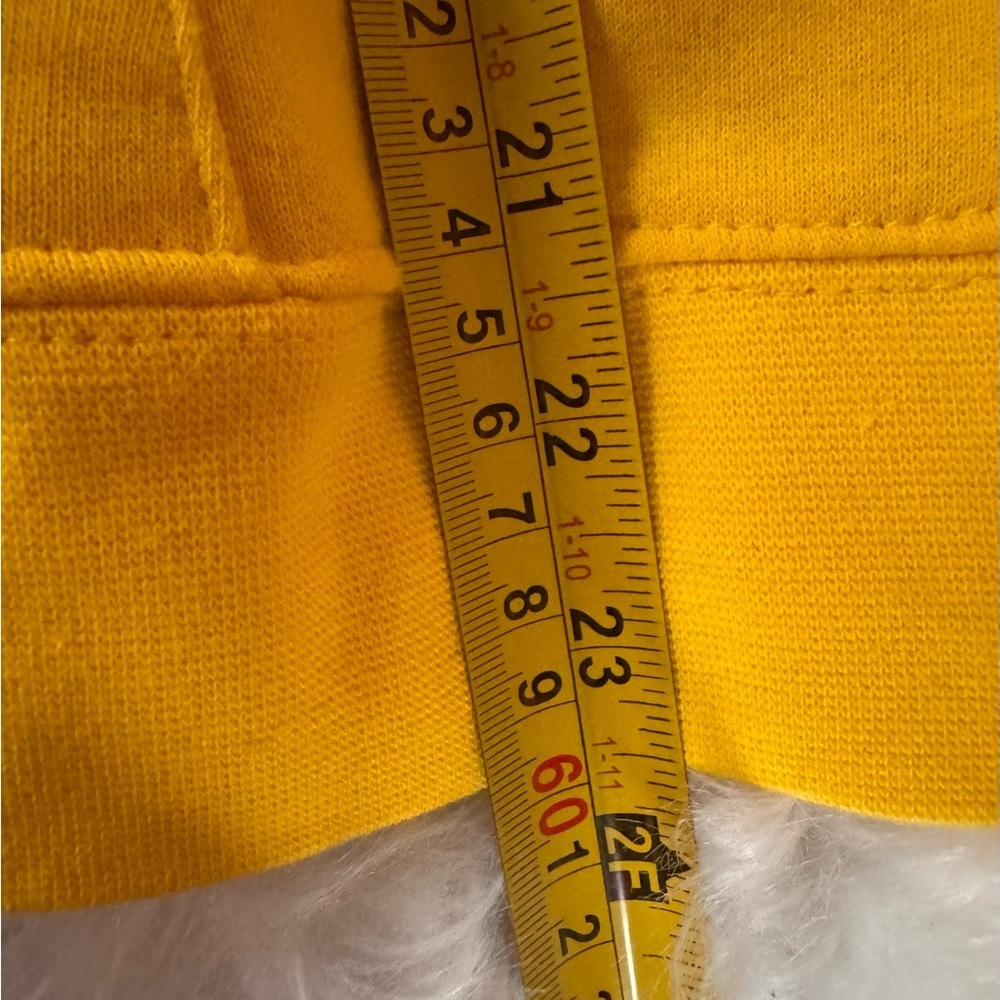 Yellow Champion Sport Size M Michigan Wolverines Hoodie - Picture 7 of 7